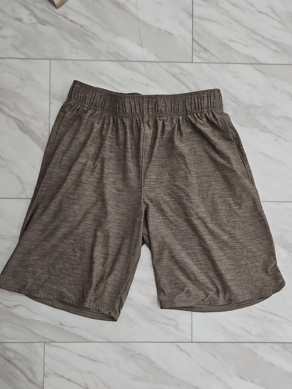 all in motion Men's Athletic Shorts - Brown Heather